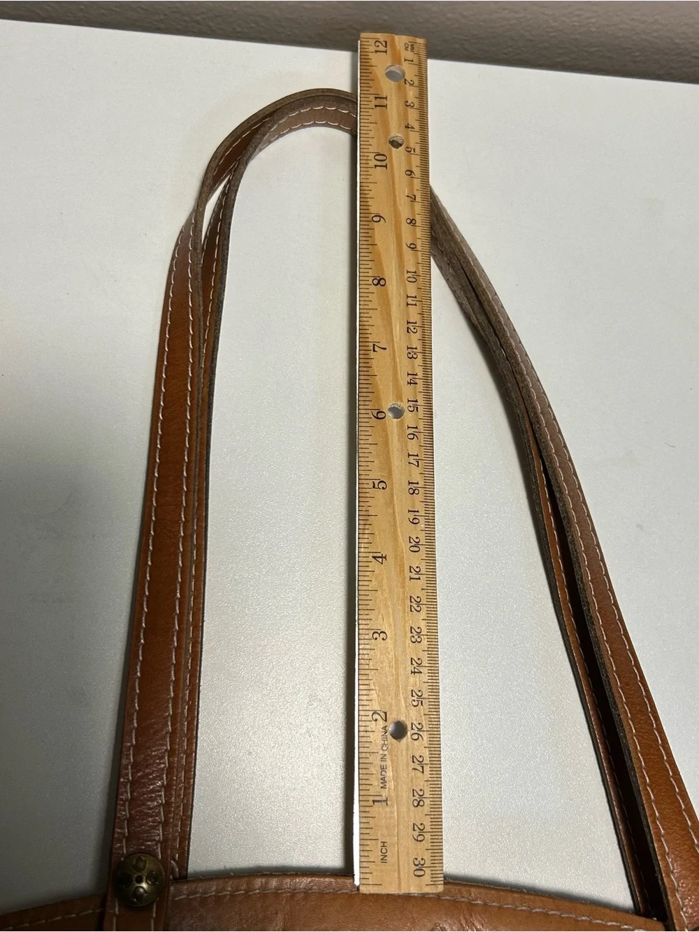Patricia Nash Poppy Tote Heritage Shoulder Bag Tote Italian Leather Brown